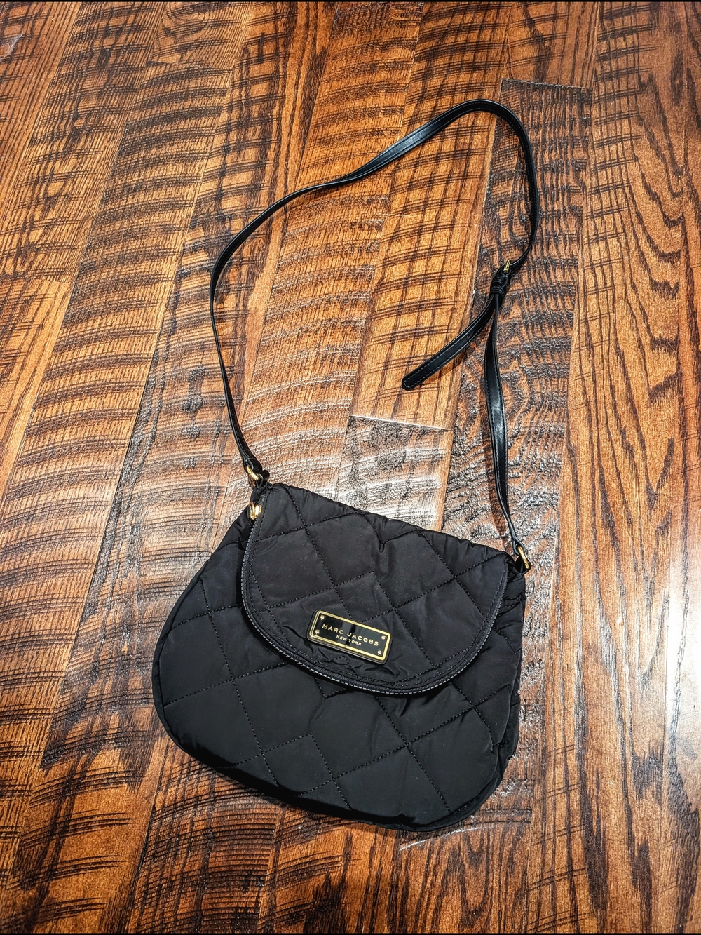 Marc Jacobs Quilted Black Crossbody Bag